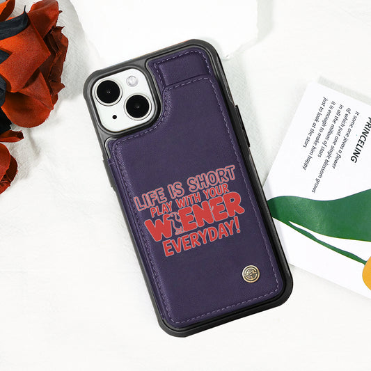 Tessa - Leather Wallet Case for for iPhone & Samsung