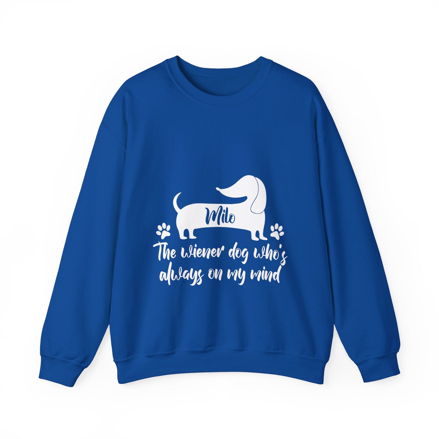 Sudadera personalizada con nombre de perro salchicha - Sudadera unisex