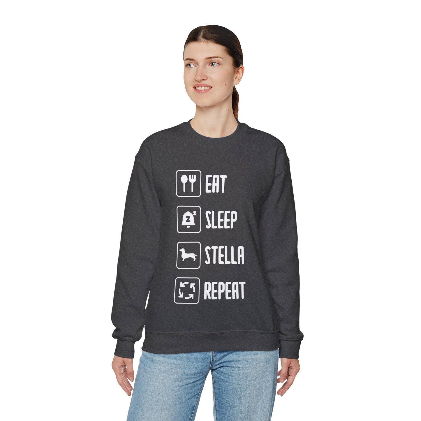 Sudadera personalizada con nombre de perro salchicha - Sudadera unisex