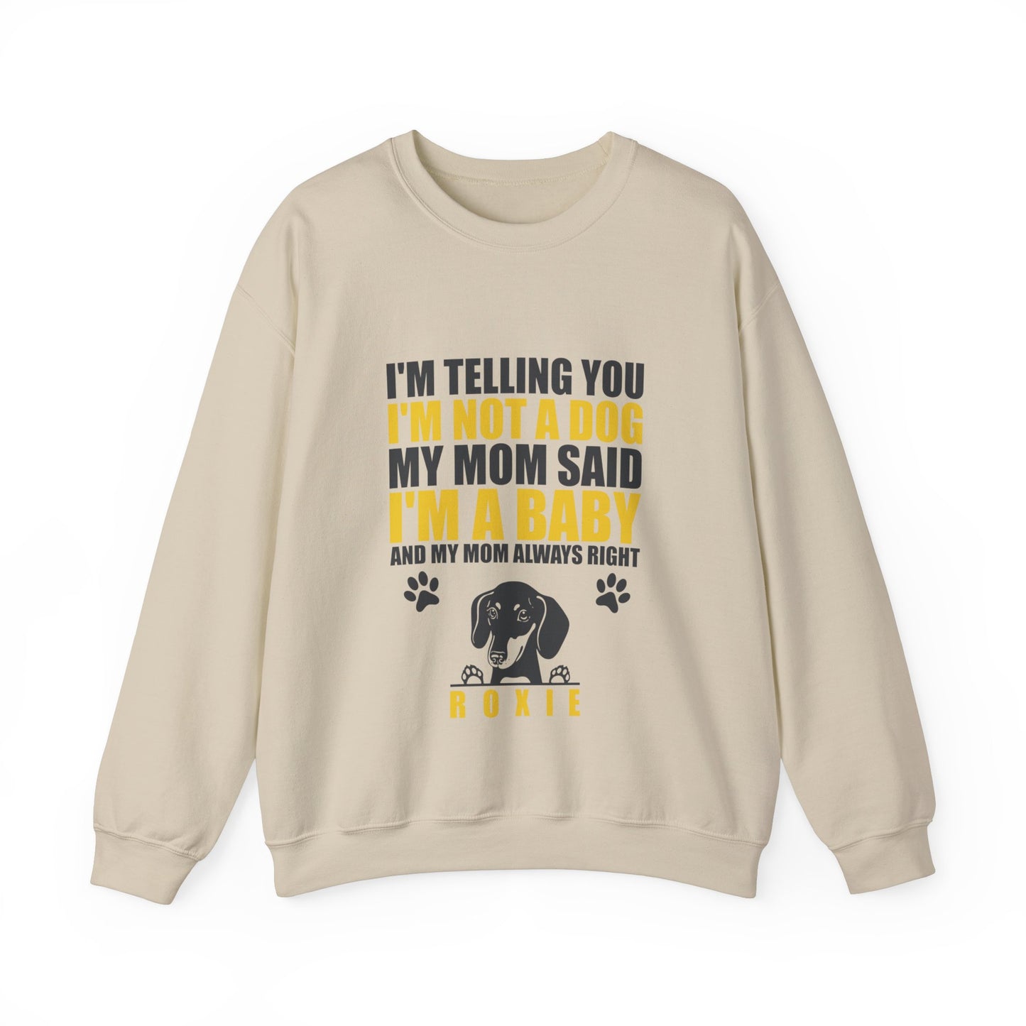 Sudadera personalizada con nombre de perro salchicha - Sudadera unisex