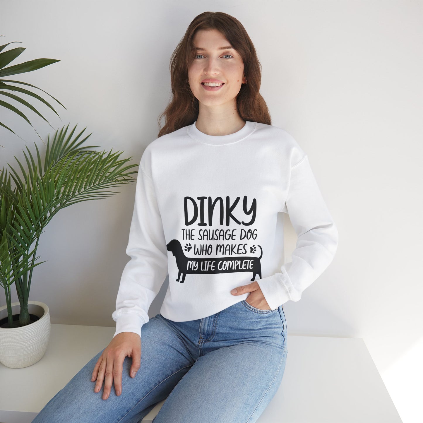 Sudadera personalizada con nombre de perro salchicha - Sudadera unisex