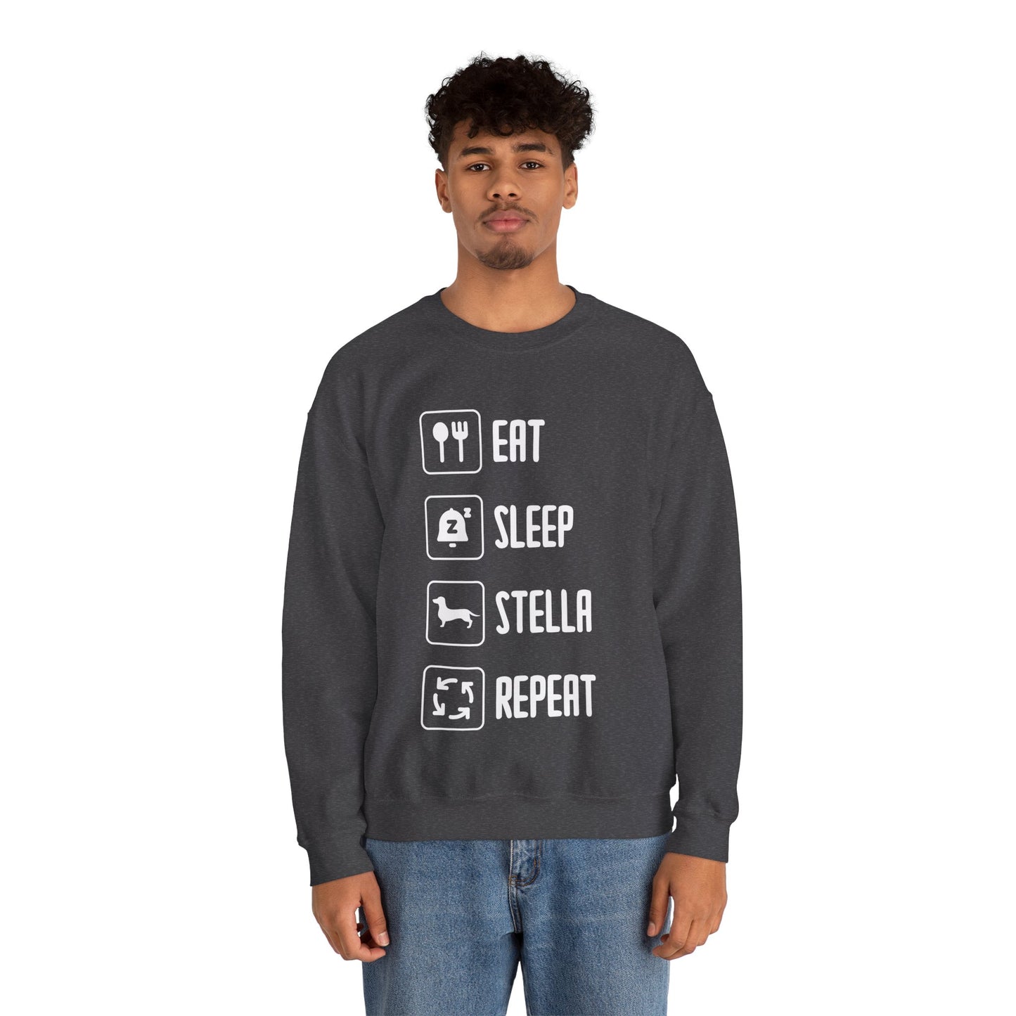 Sudadera personalizada con nombre de perro salchicha - Sudadera unisex