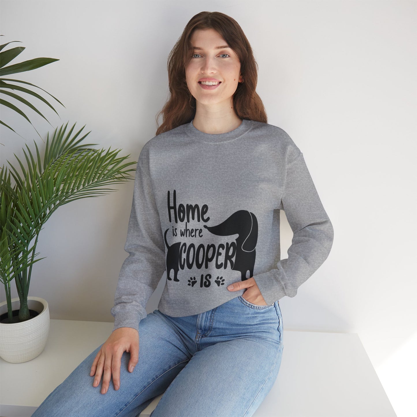 Sudadera personalizada con nombre de perro salchicha - Sudadera unisex