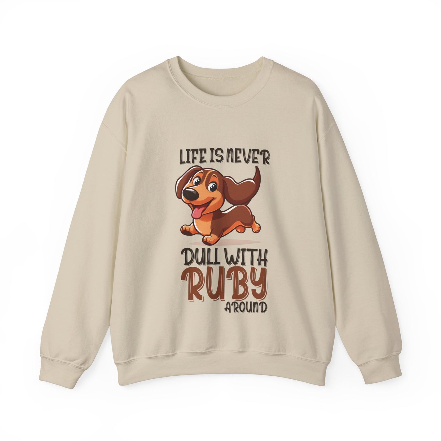 Sudadera personalizada con nombre de perro salchicha - Sudadera unisex