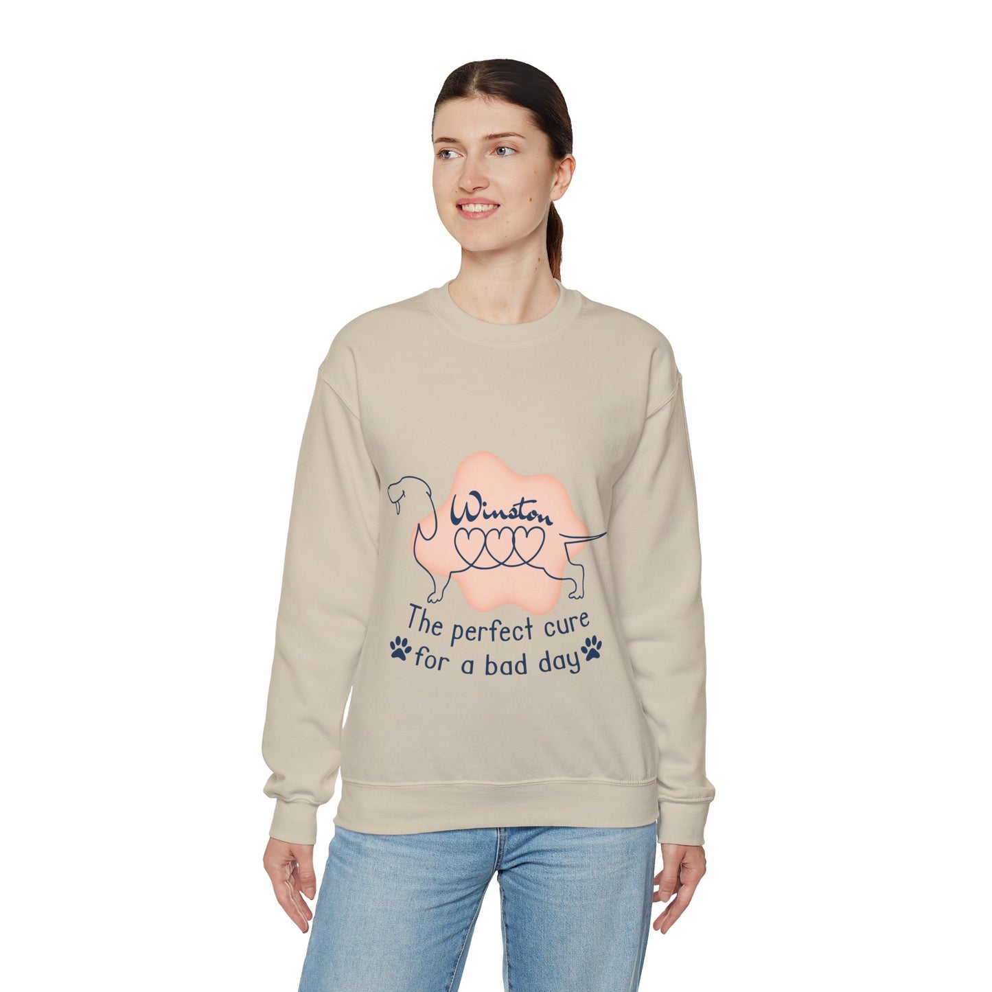 Sudadera personalizada con nombre de perro salchicha - Sudadera unisex