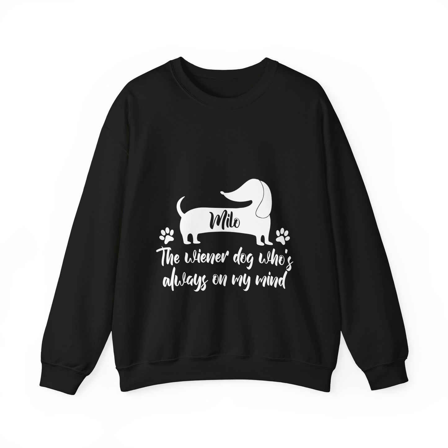 Sudadera personalizada con nombre de perro salchicha - Sudadera unisex