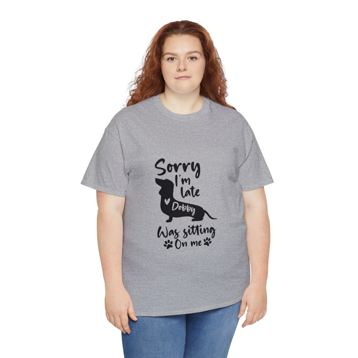 Camiseta personalizada con nombre de perro salchicha