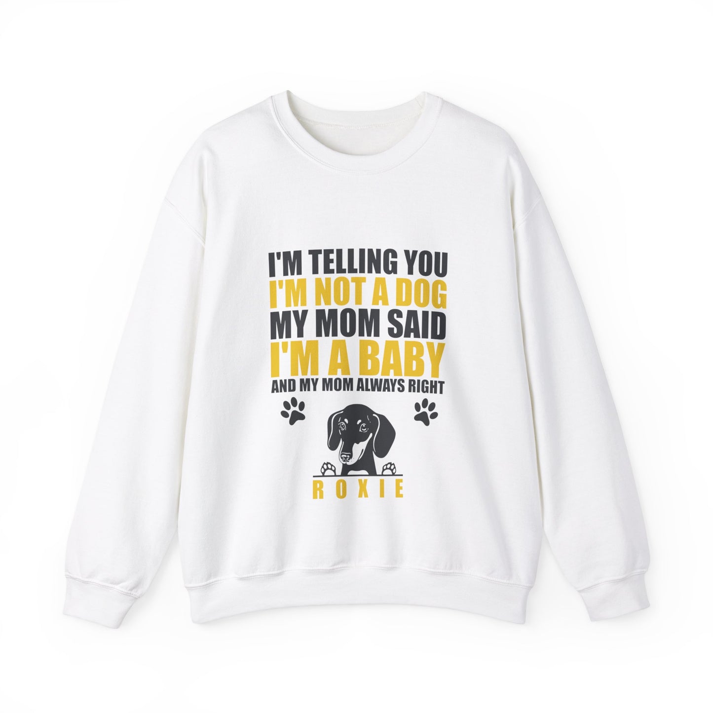 Sudadera personalizada con nombre de perro salchicha - Sudadera unisex