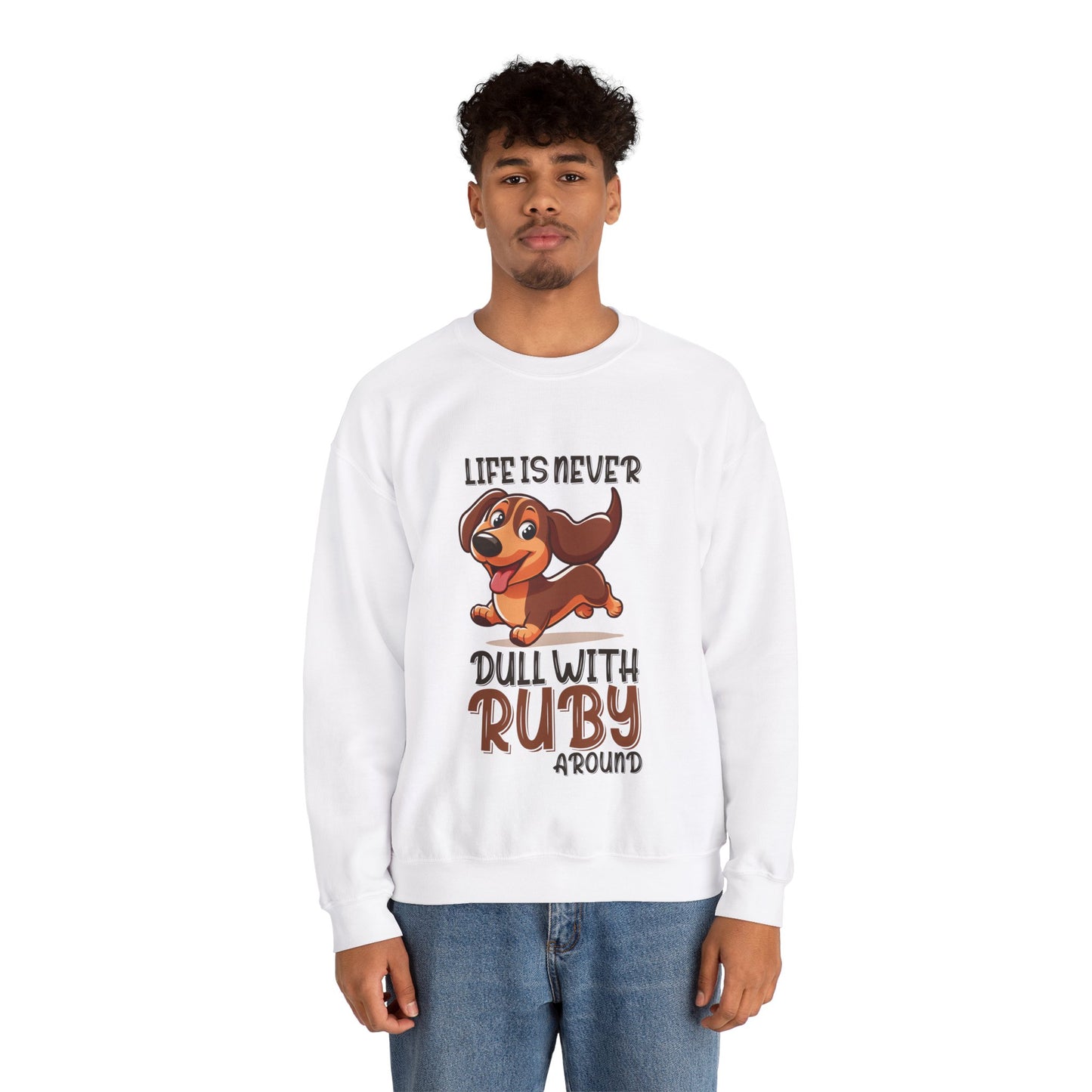 Sudadera personalizada con nombre de perro salchicha - Sudadera unisex