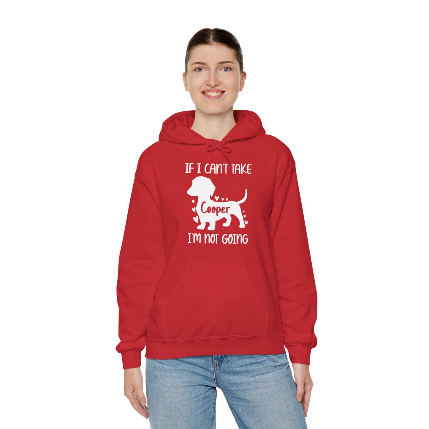 Sudadera con capucha personalizada con nombre de perro salchicha - Sudadera con capucha unisex