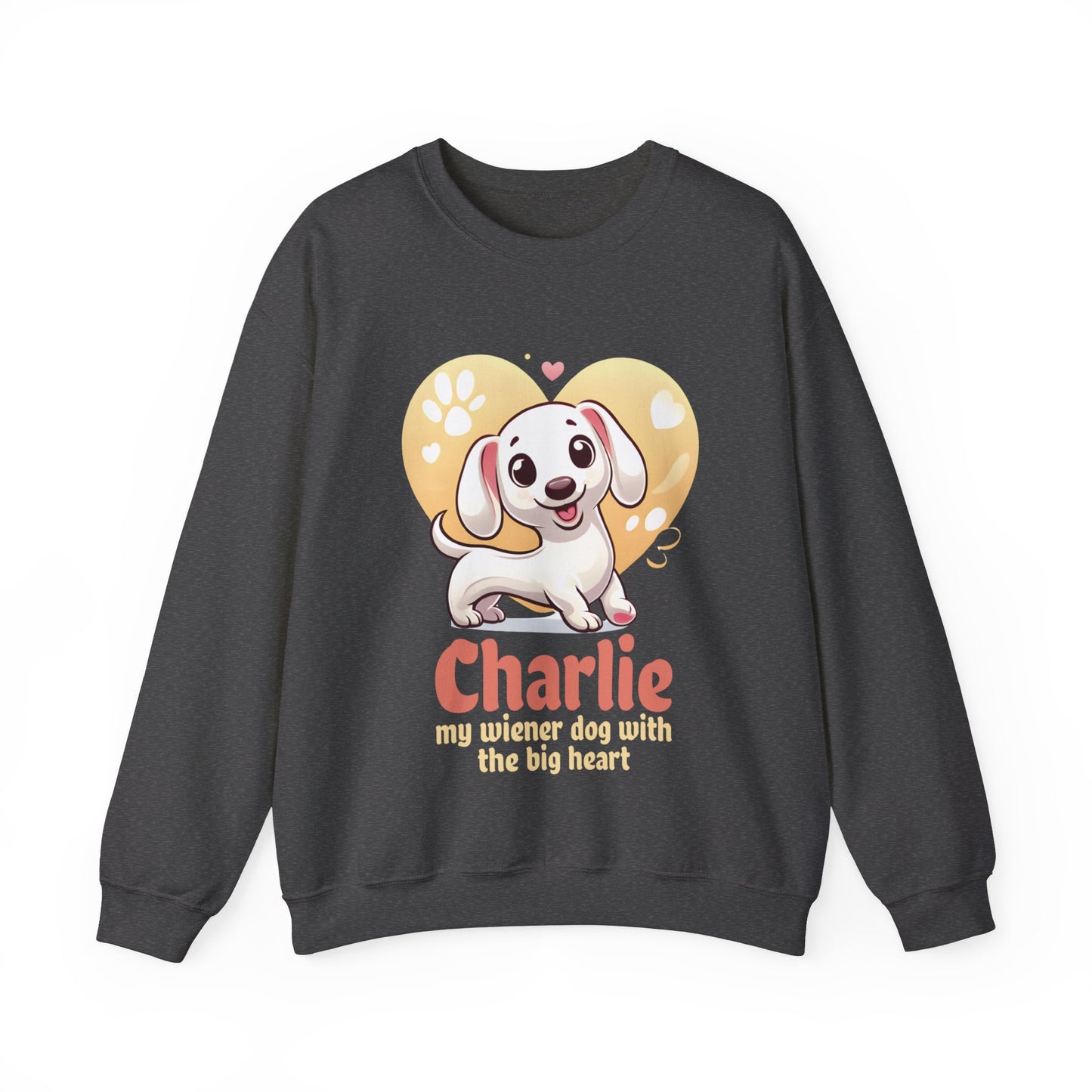 Sudadera personalizada con nombre de perro salchicha - Sudadera unisex