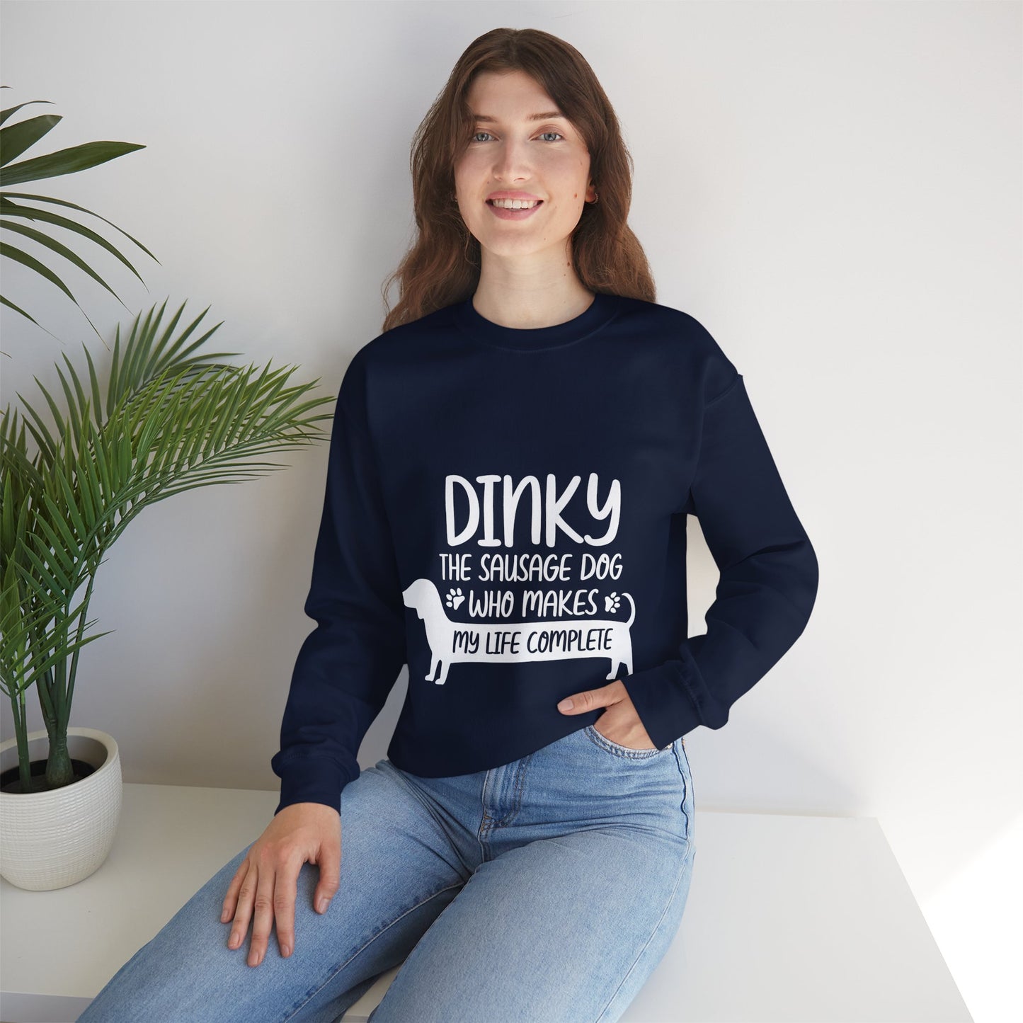 Sudadera personalizada con nombre de perro salchicha - Sudadera unisex