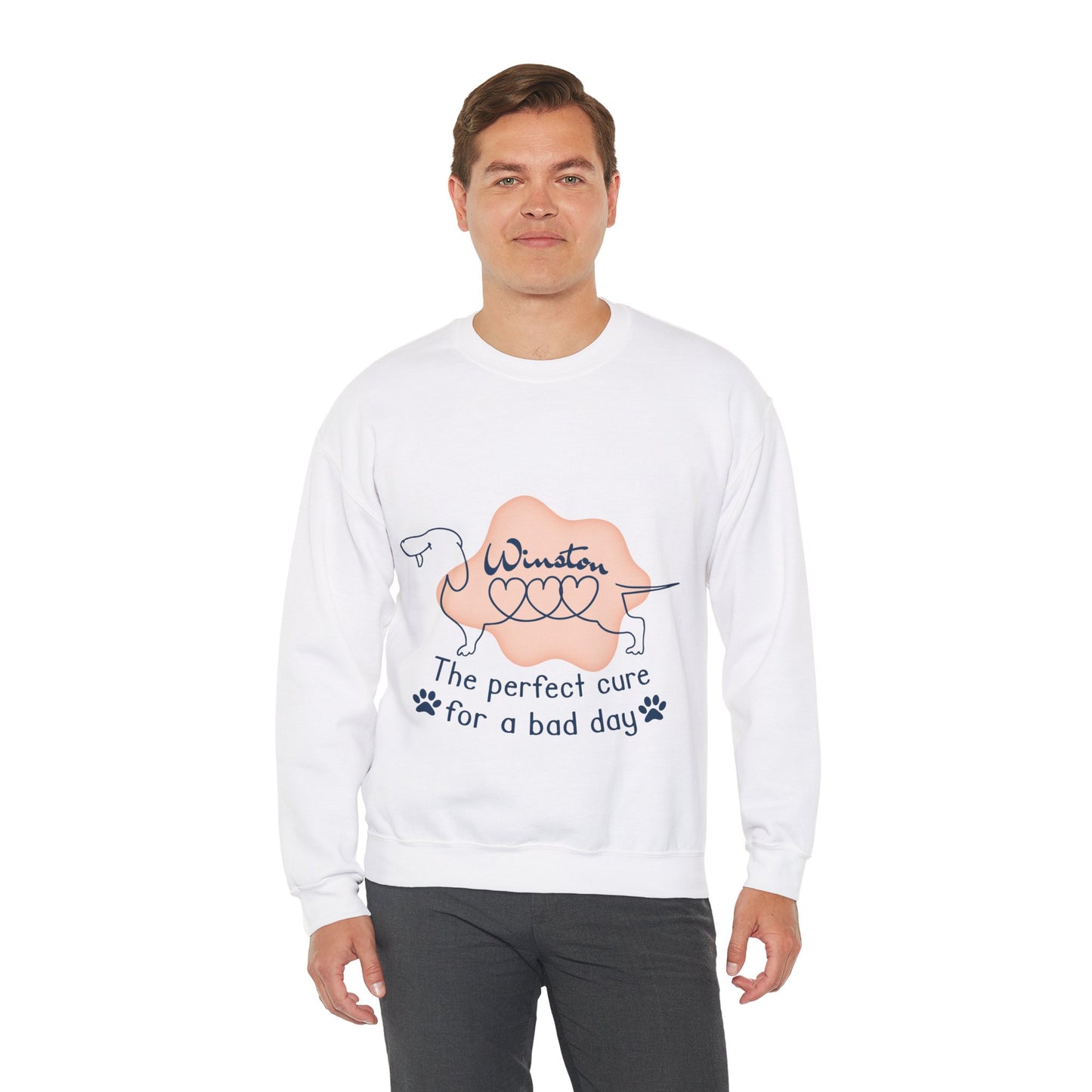 Sudadera personalizada con nombre de perro salchicha - Sudadera unisex
