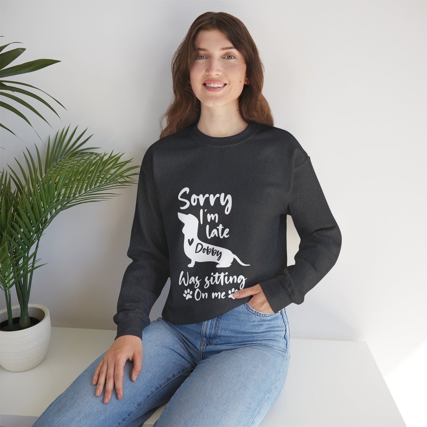 Sudadera personalizada con nombre de perro salchicha - Sudadera unisex