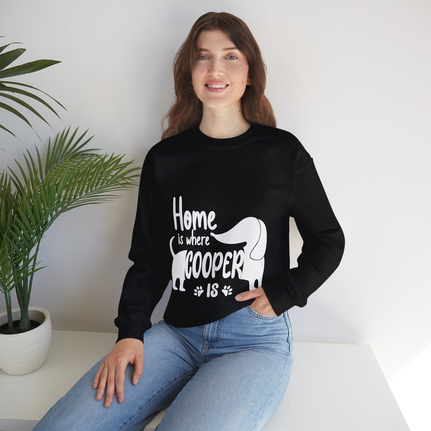 Sudadera personalizada con nombre de perro salchicha - Sudadera unisex