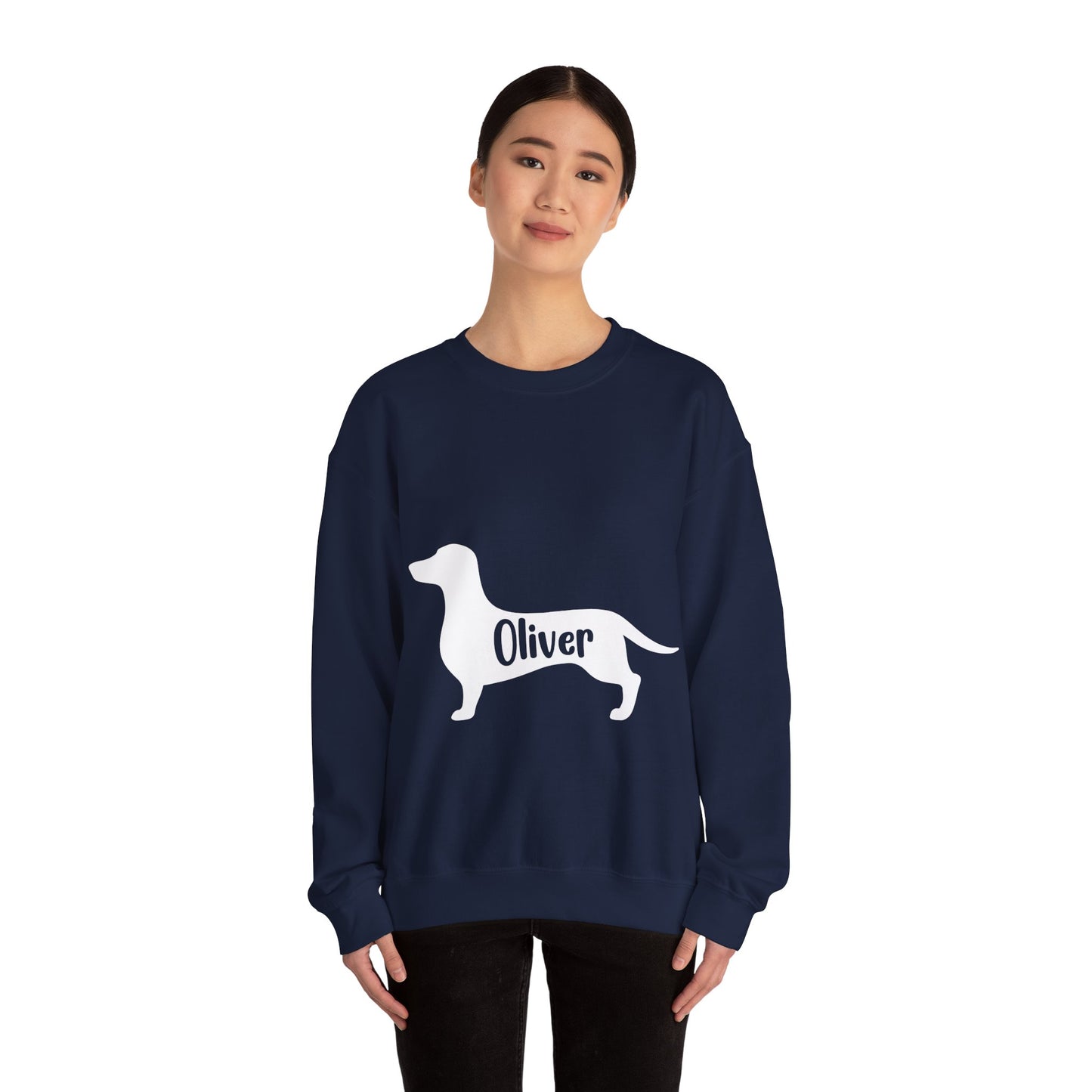 Sudadera personalizada con nombre de perro salchicha - Sudadera unisex