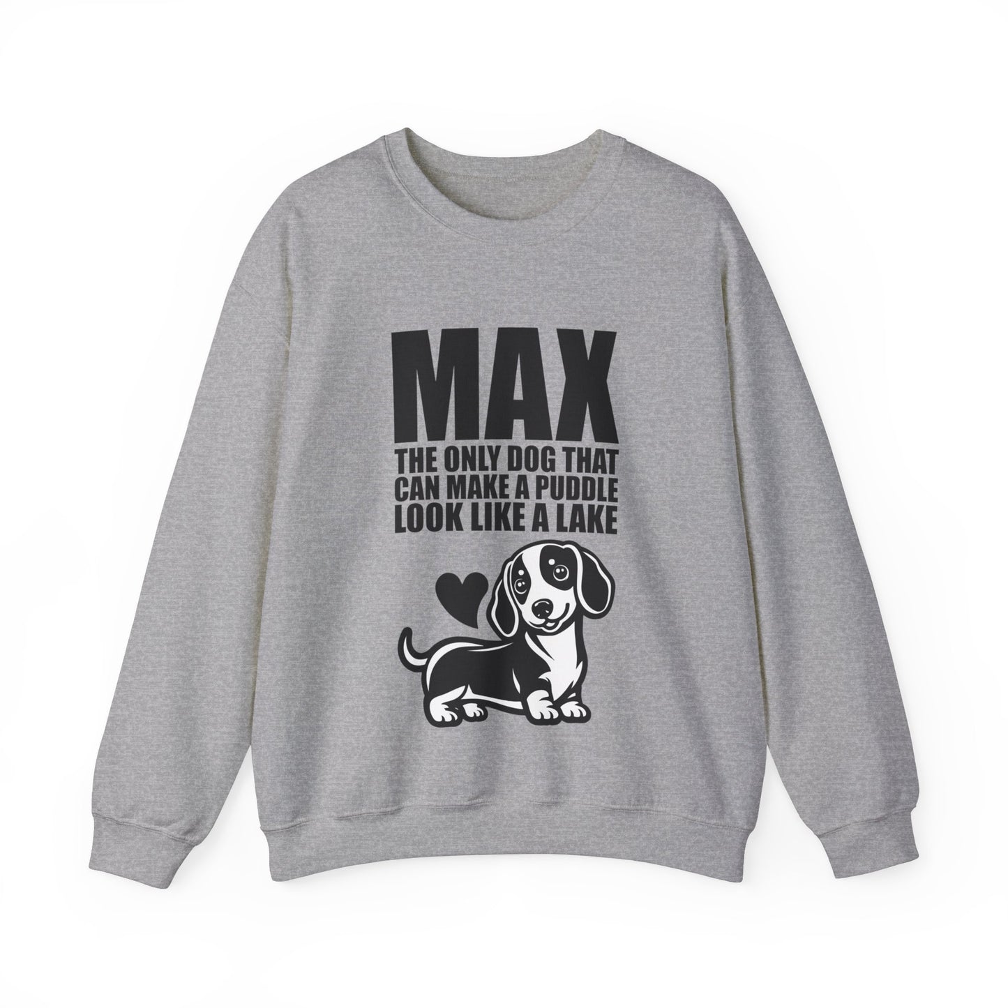 Sudadera personalizada con nombre de perro salchicha - Sudadera unisex