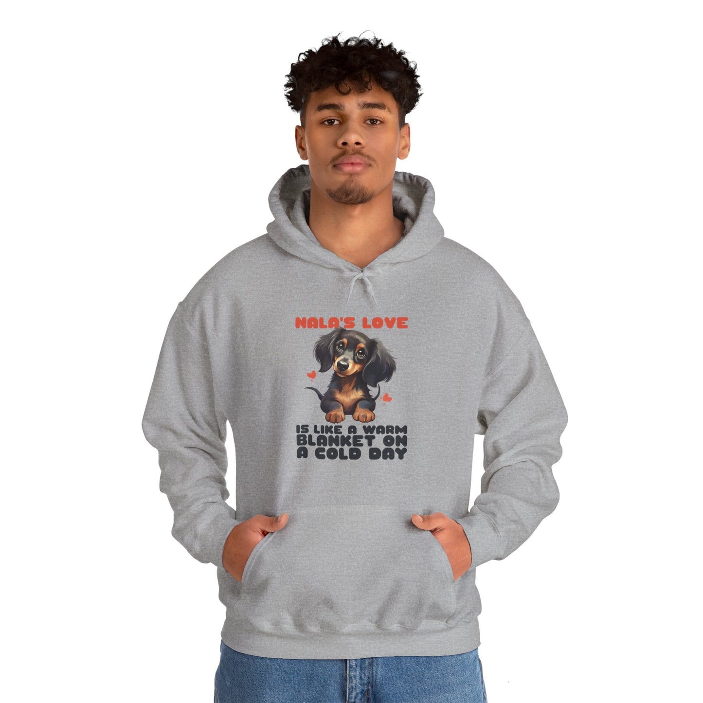 Sudadera con capucha personalizada con nombre de perro salchicha - Sudadera con capucha unisex