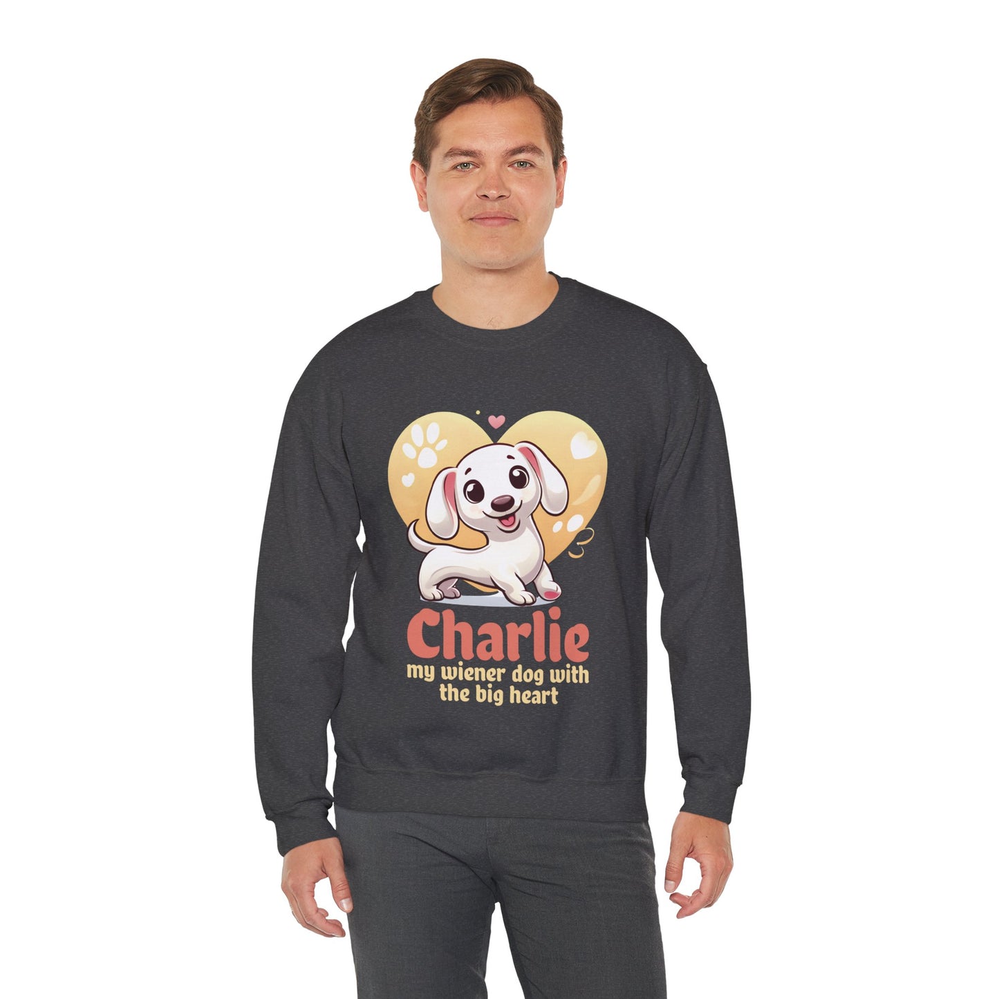 Sudadera personalizada con nombre de perro salchicha - Sudadera unisex