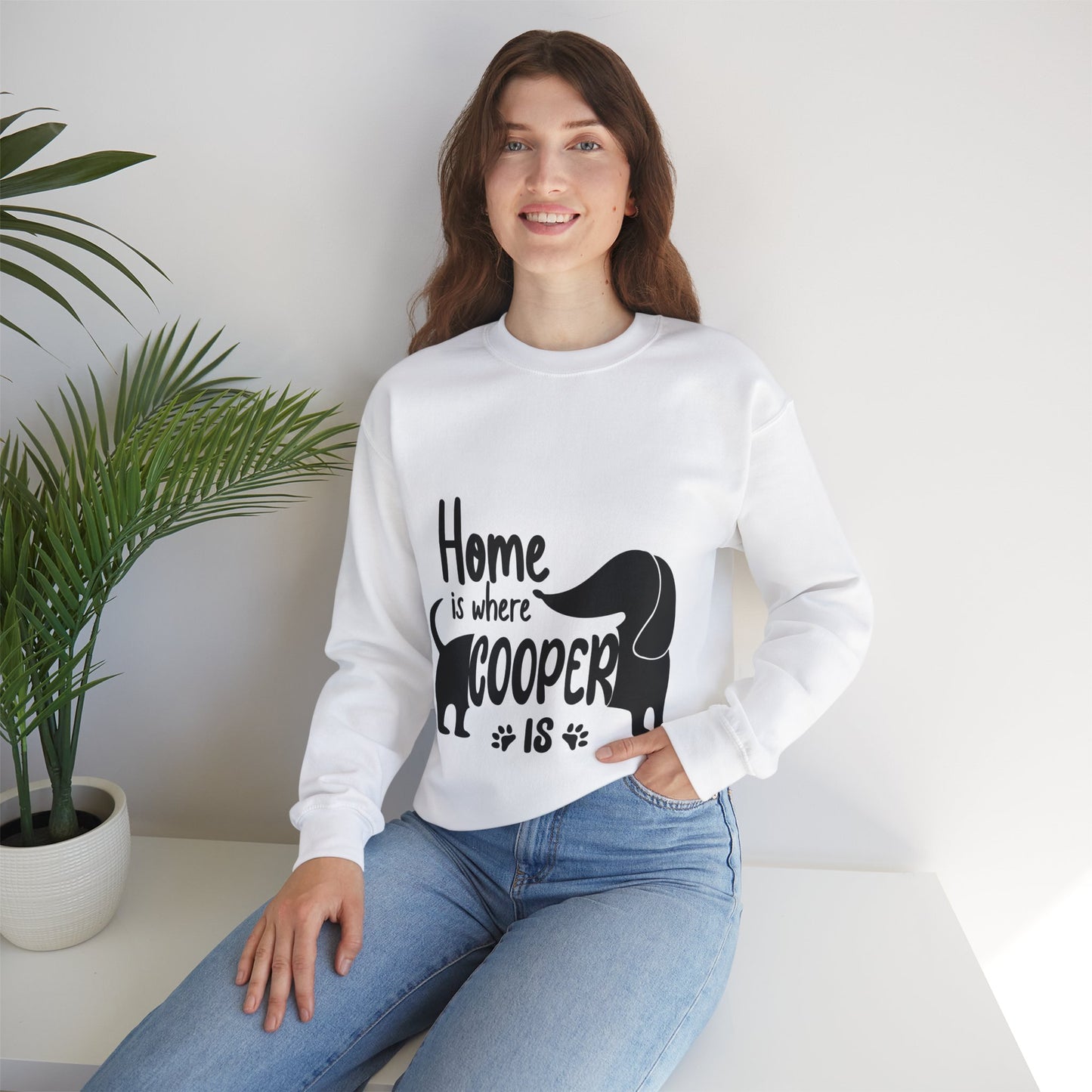 Sudadera personalizada con nombre de perro salchicha - Sudadera unisex