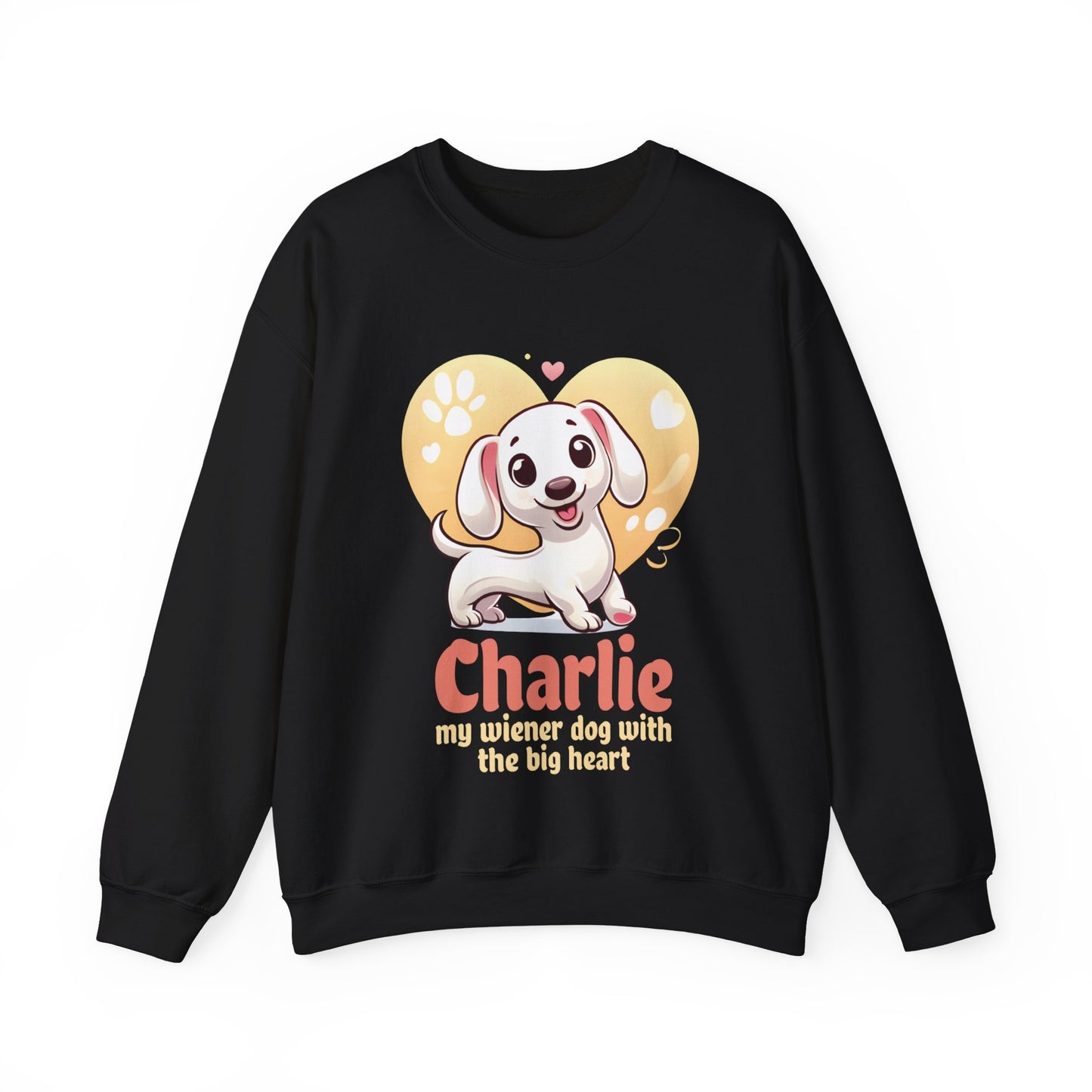 Sudadera personalizada con nombre de perro salchicha - Sudadera unisex