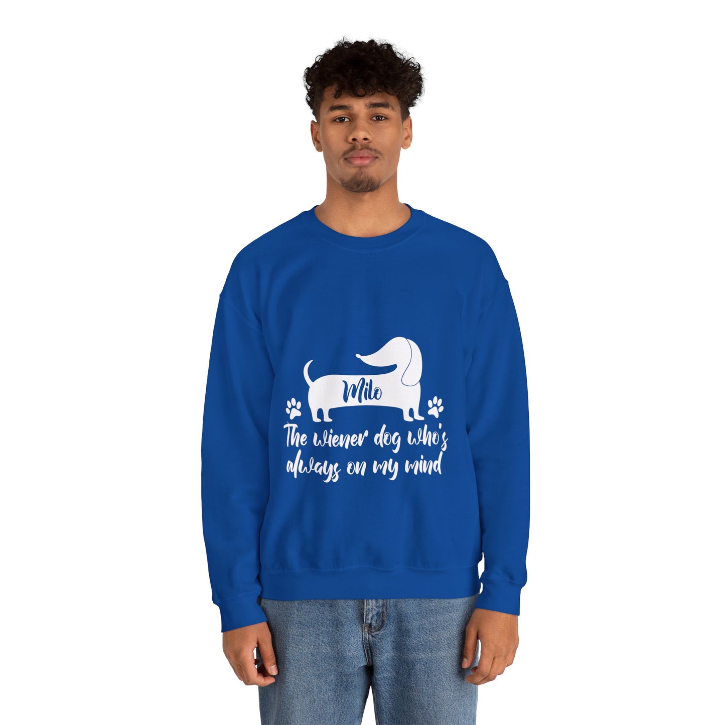 Sudadera personalizada con nombre de perro salchicha - Sudadera unisex