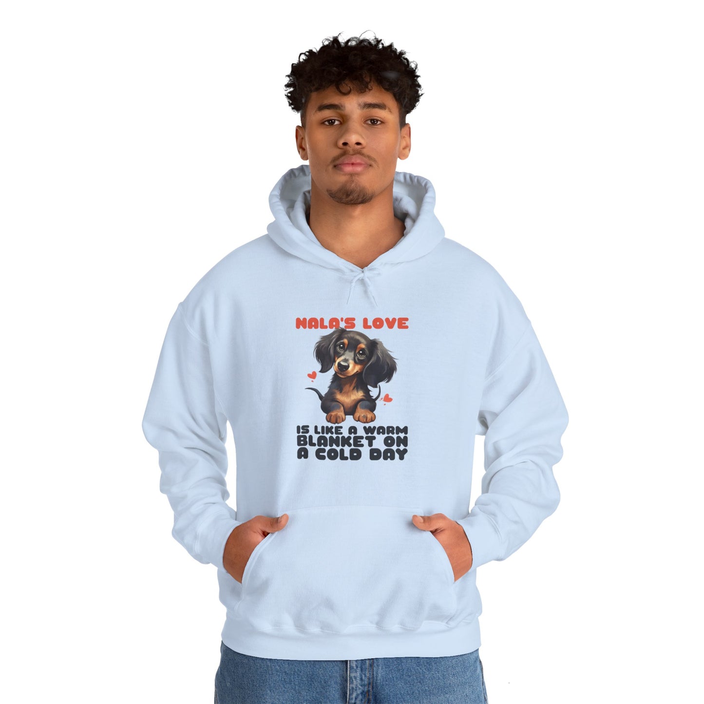 Sudadera con capucha personalizada con nombre de perro salchicha - Sudadera con capucha unisex
