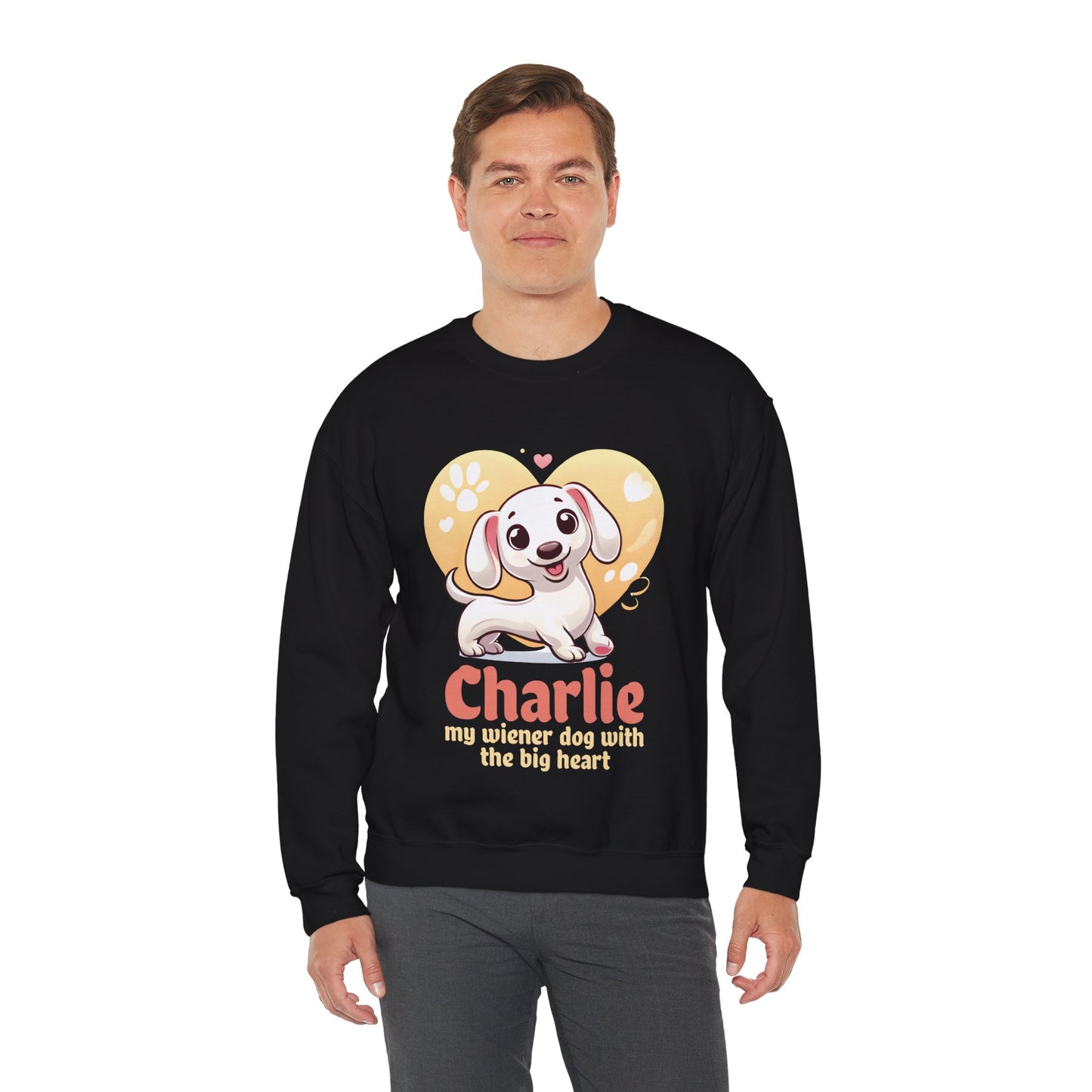 Sudadera personalizada con nombre de perro salchicha - Sudadera unisex