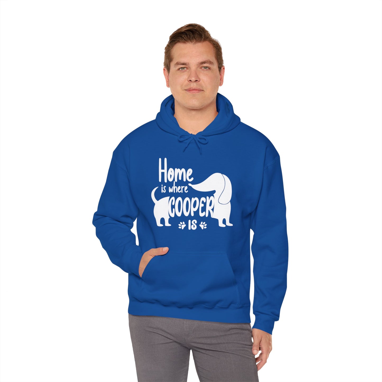Sudadera con capucha personalizada con nombre de perro salchicha - Sudadera con capucha unisex