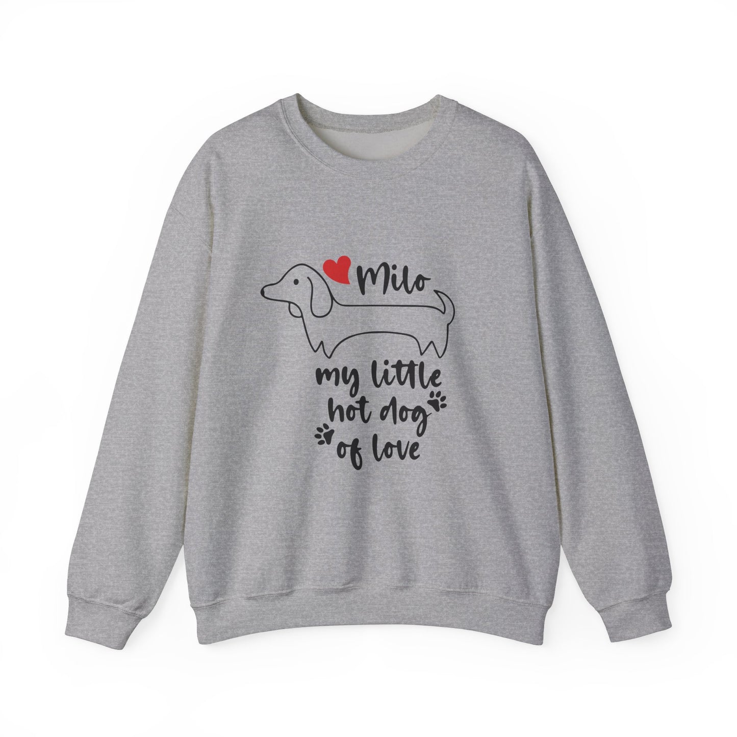 Sudadera personalizada con nombre de perro salchicha - Sudadera unisex