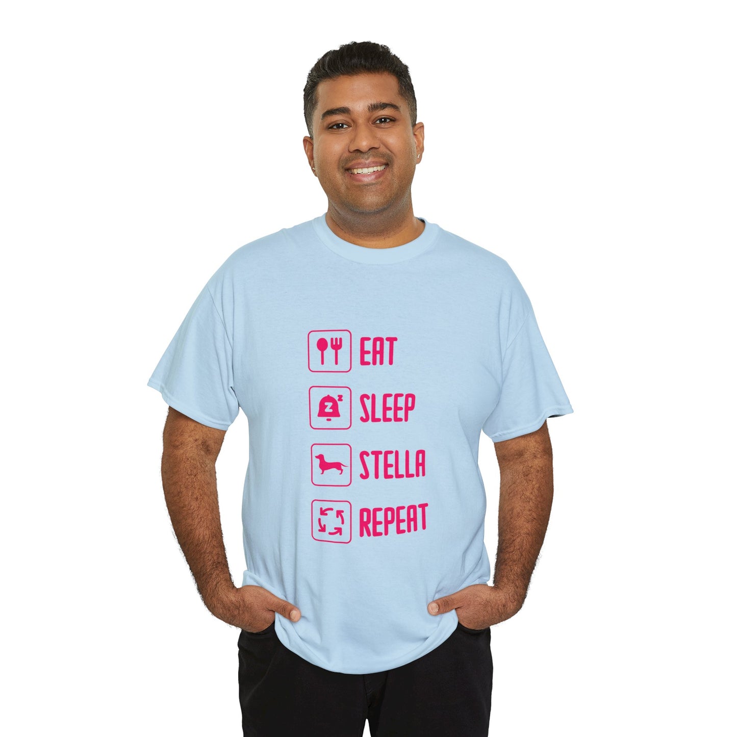 Camiseta personalizada con nombre de perro salchicha
