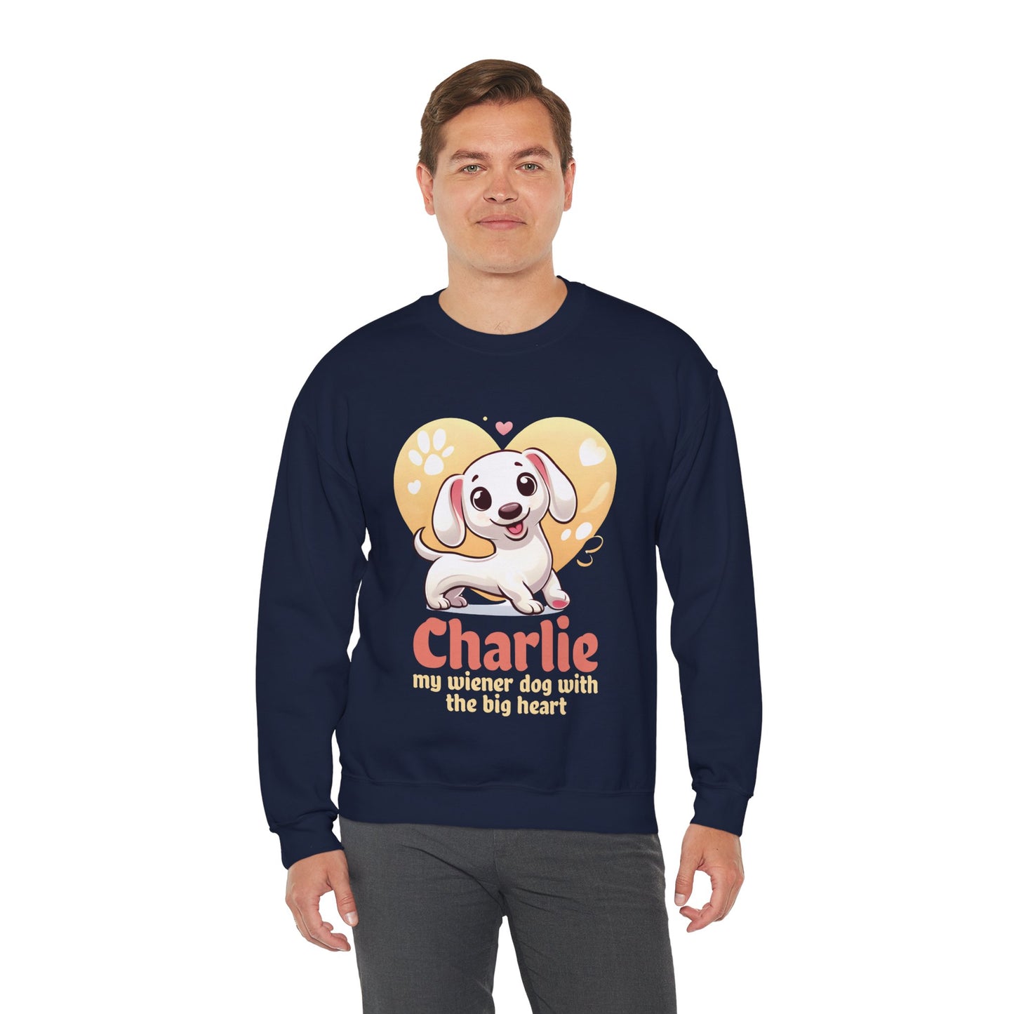 Sudadera personalizada con nombre de perro salchicha - Sudadera unisex