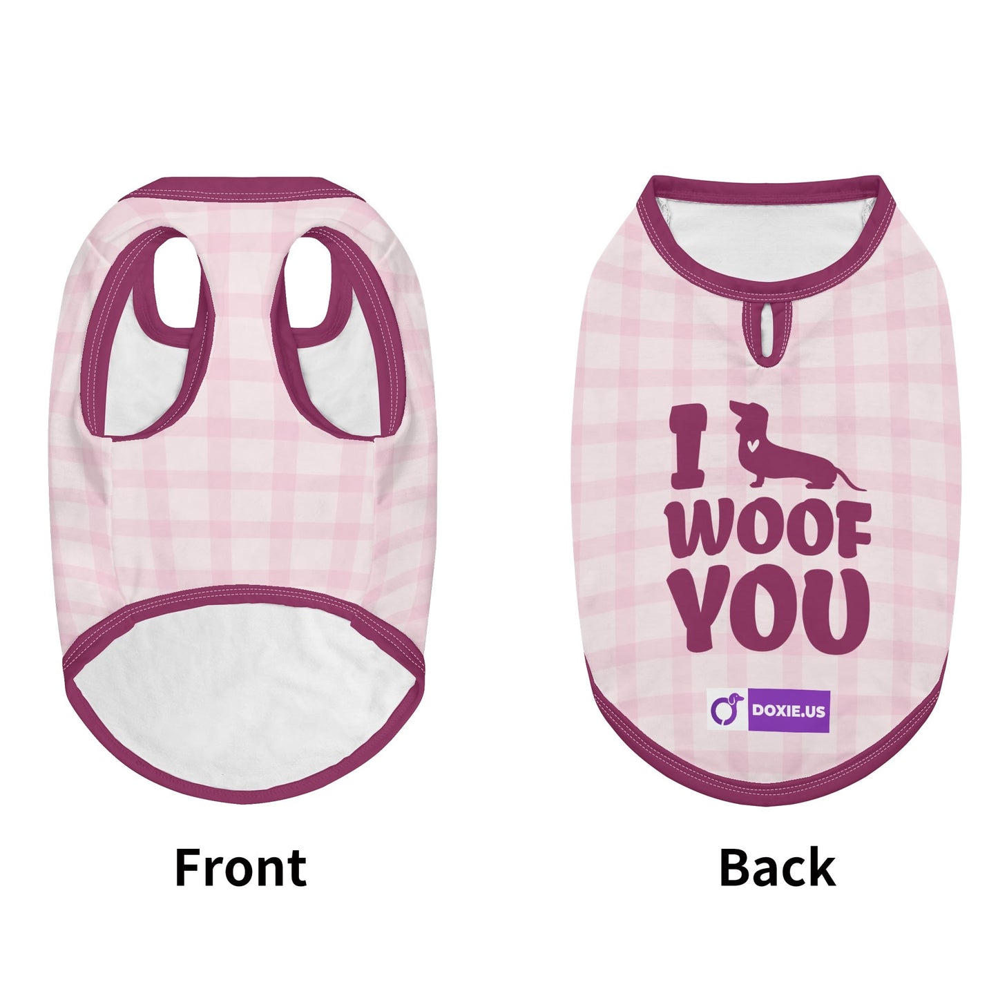 I woof you - Shirt for Dachshunds
