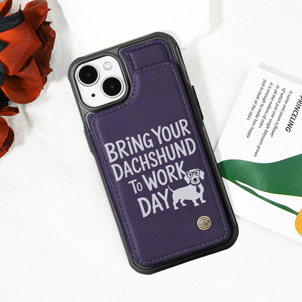 Zadie - Leather Wallet Case for for iPhone & Samsung