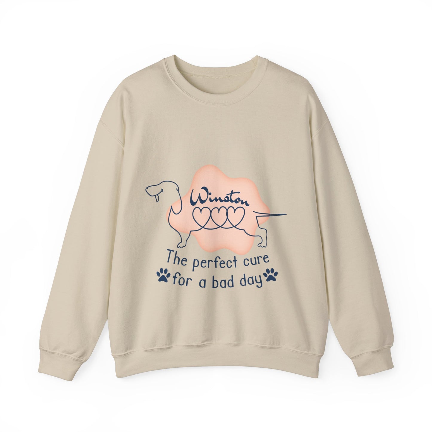 Sudadera personalizada con nombre de perro salchicha - Sudadera unisex