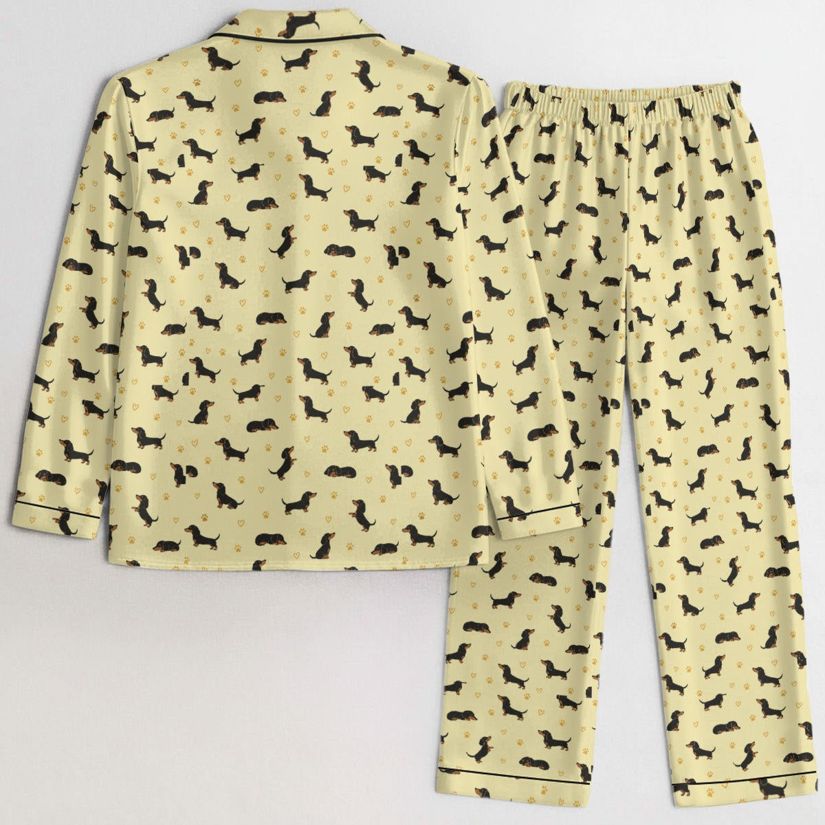 Cookie – Matching Women's Satin Pajamas | Soft Silky Two-Piece Sleepwear Set