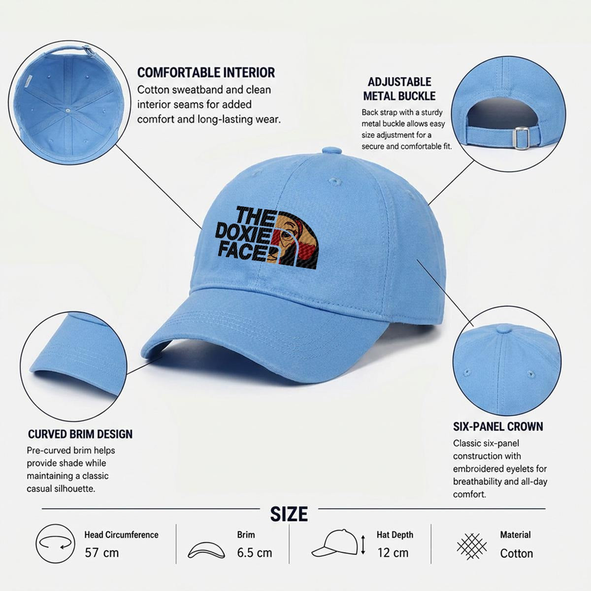Paco - Doxie Cotton Soft-Top Duckbill Cap