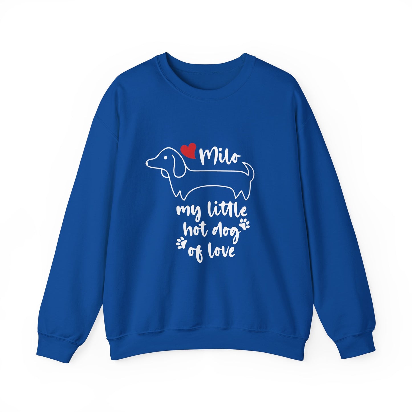 Sudadera personalizada con nombre de perro salchicha - Sudadera unisex