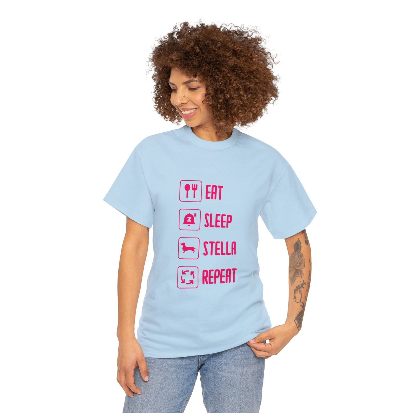 Camiseta personalizada con nombre de perro salchicha