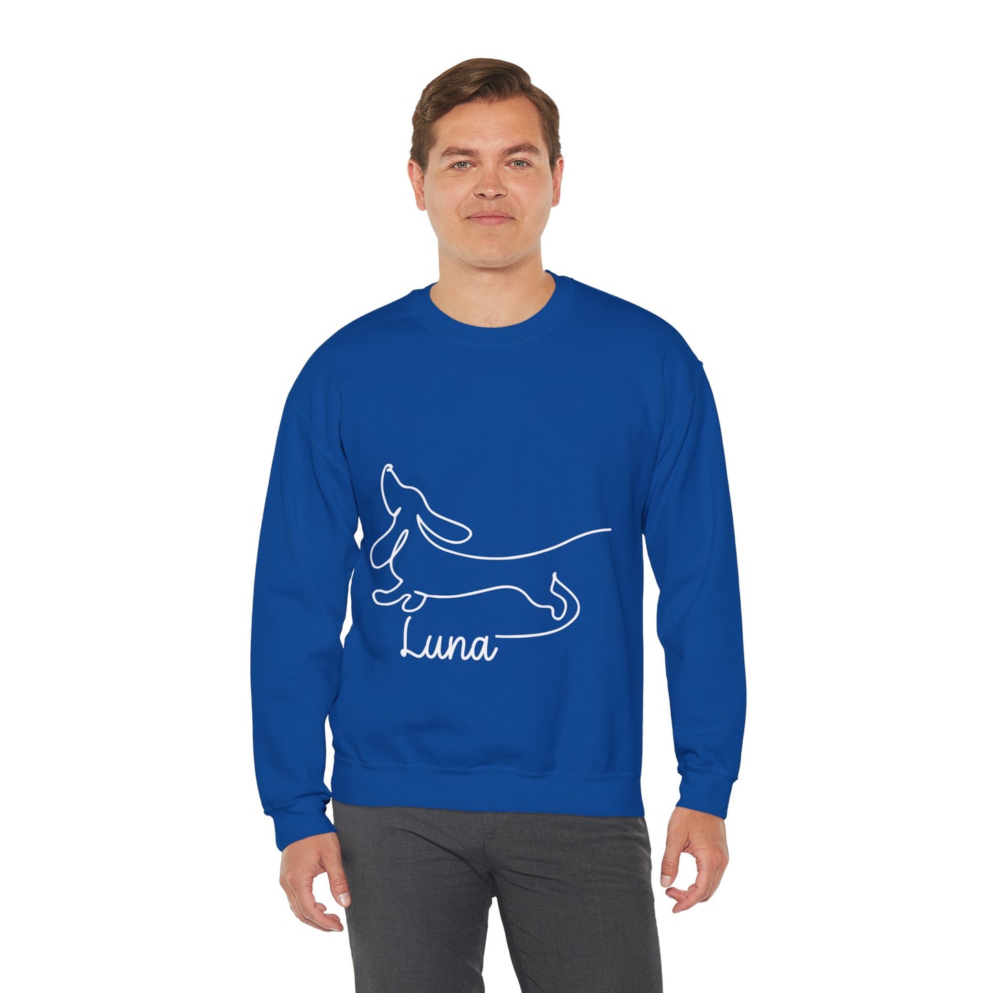 Sudadera personalizada con nombre dachshund - Sudadera unisex para amantes de Dachshund