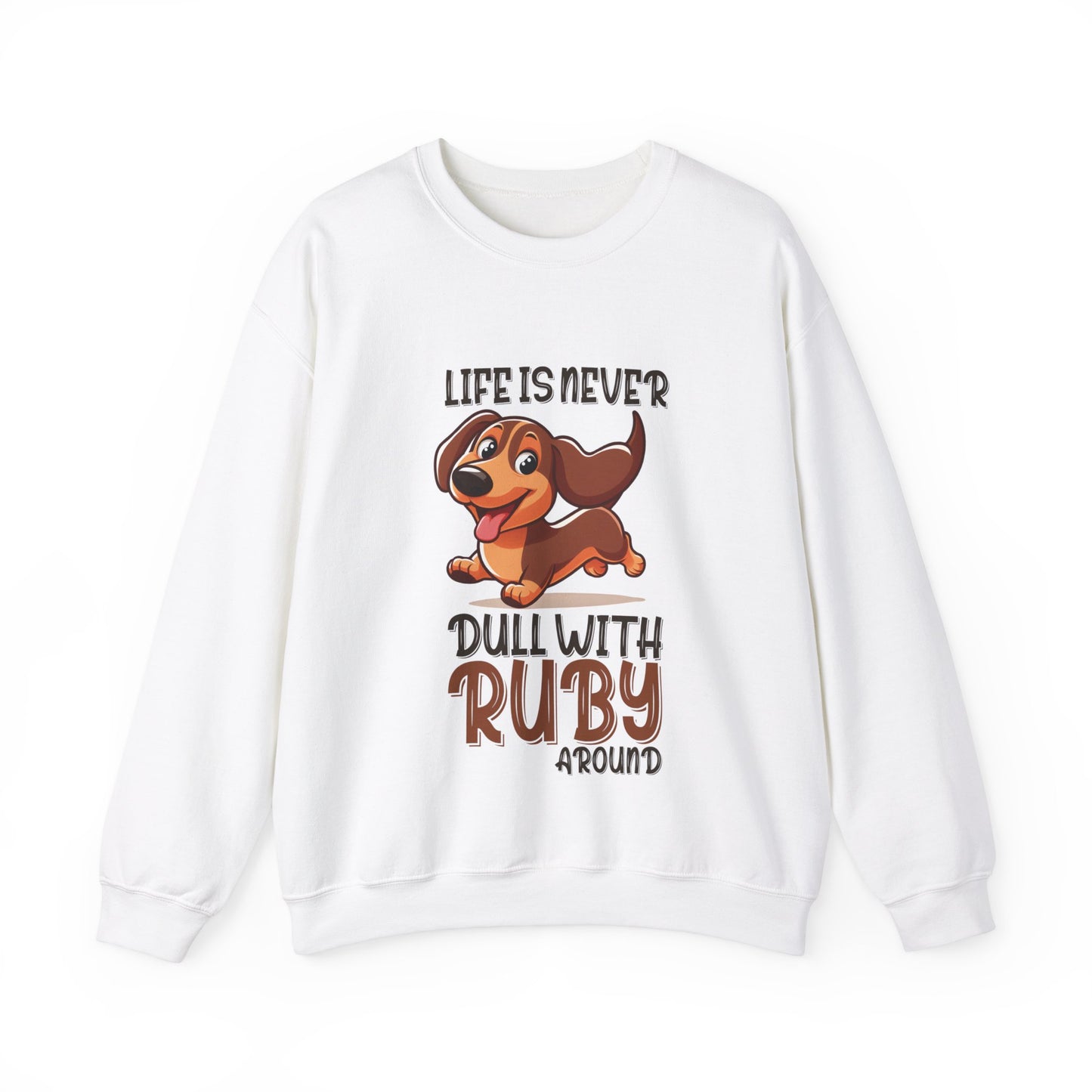 Sudadera personalizada con nombre de perro salchicha - Sudadera unisex