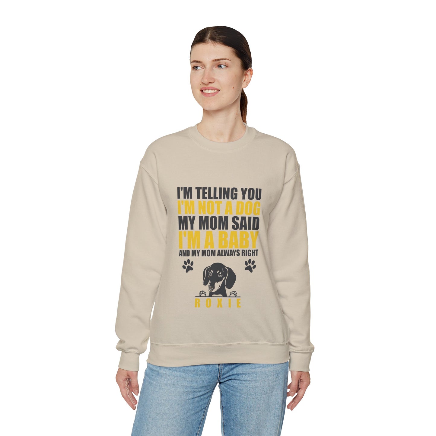 Sudadera personalizada con nombre de perro salchicha - Sudadera unisex