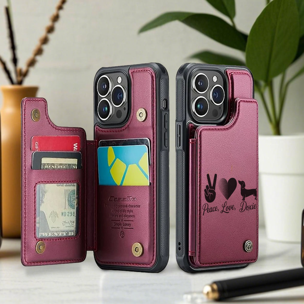 Willa - Leather Wallet Case for for iPhone & Samsung