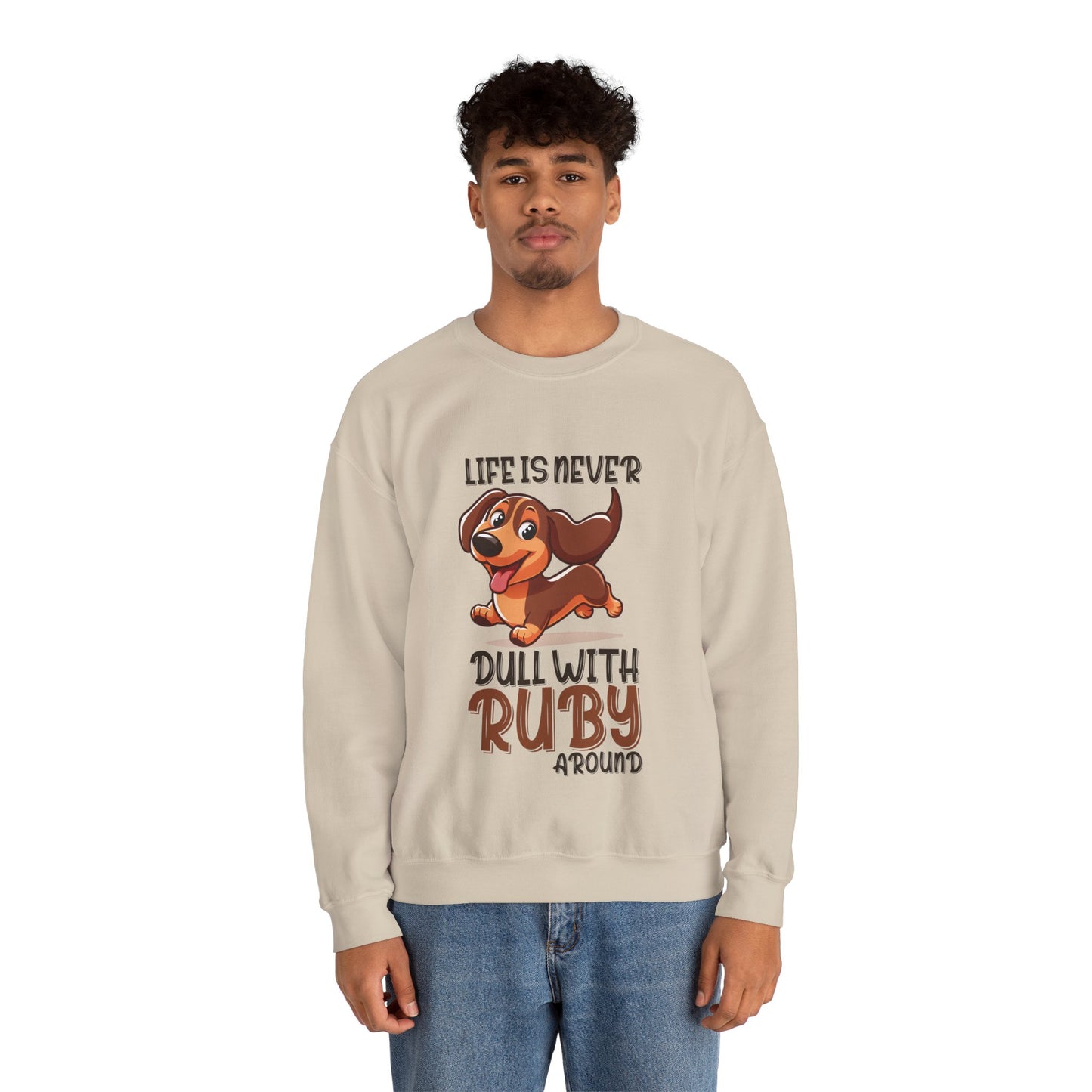 Sudadera personalizada con nombre de perro salchicha - Sudadera unisex