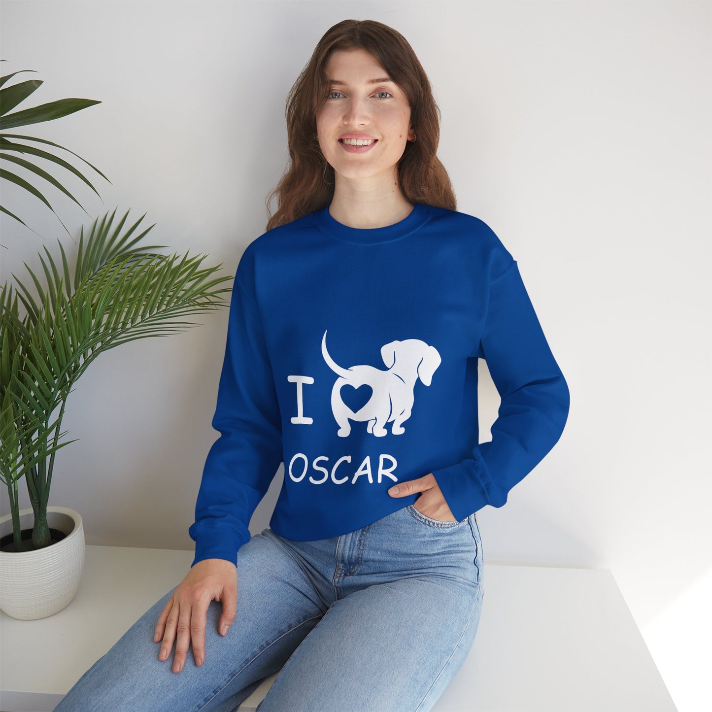 Sudadera personalizada con nombre de perro salchicha - Sudadera unisex