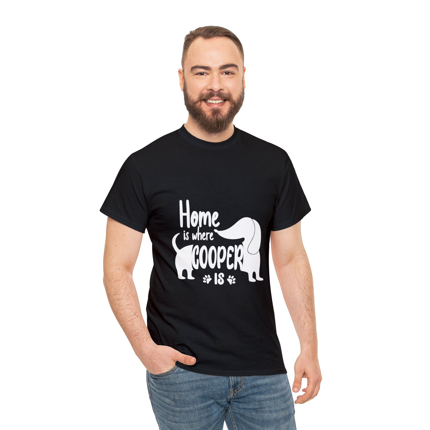 Camiseta personalizada con nombre de perro salchicha