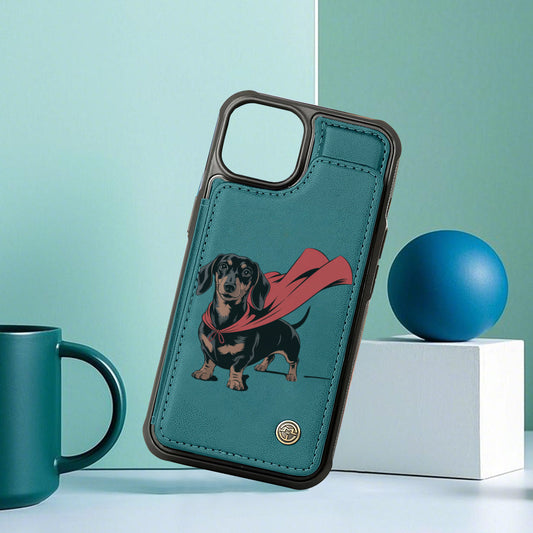 Casey - Leather Wallet Case for for iPhone & Samsung