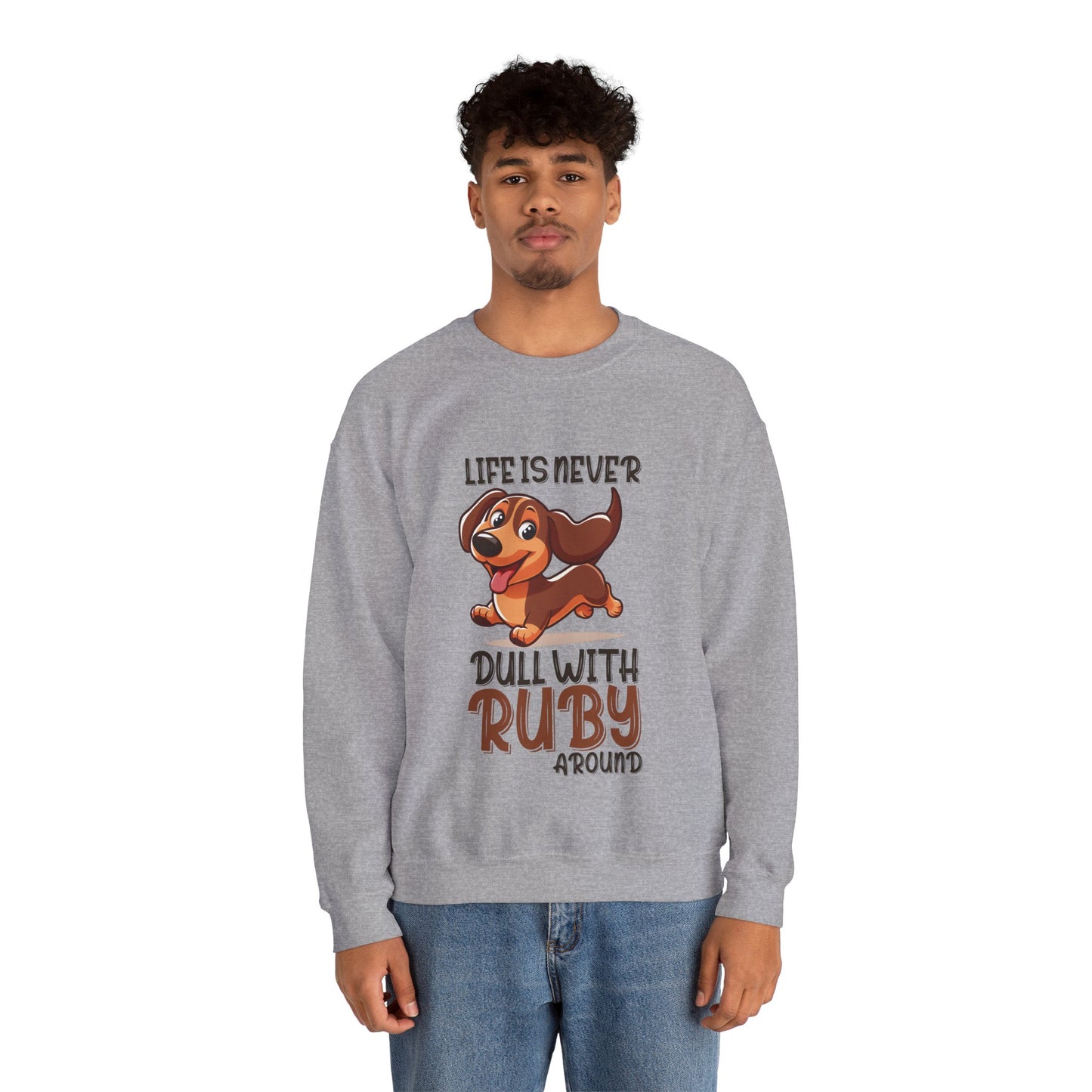 Sudadera personalizada con nombre de perro salchicha - Sudadera unisex