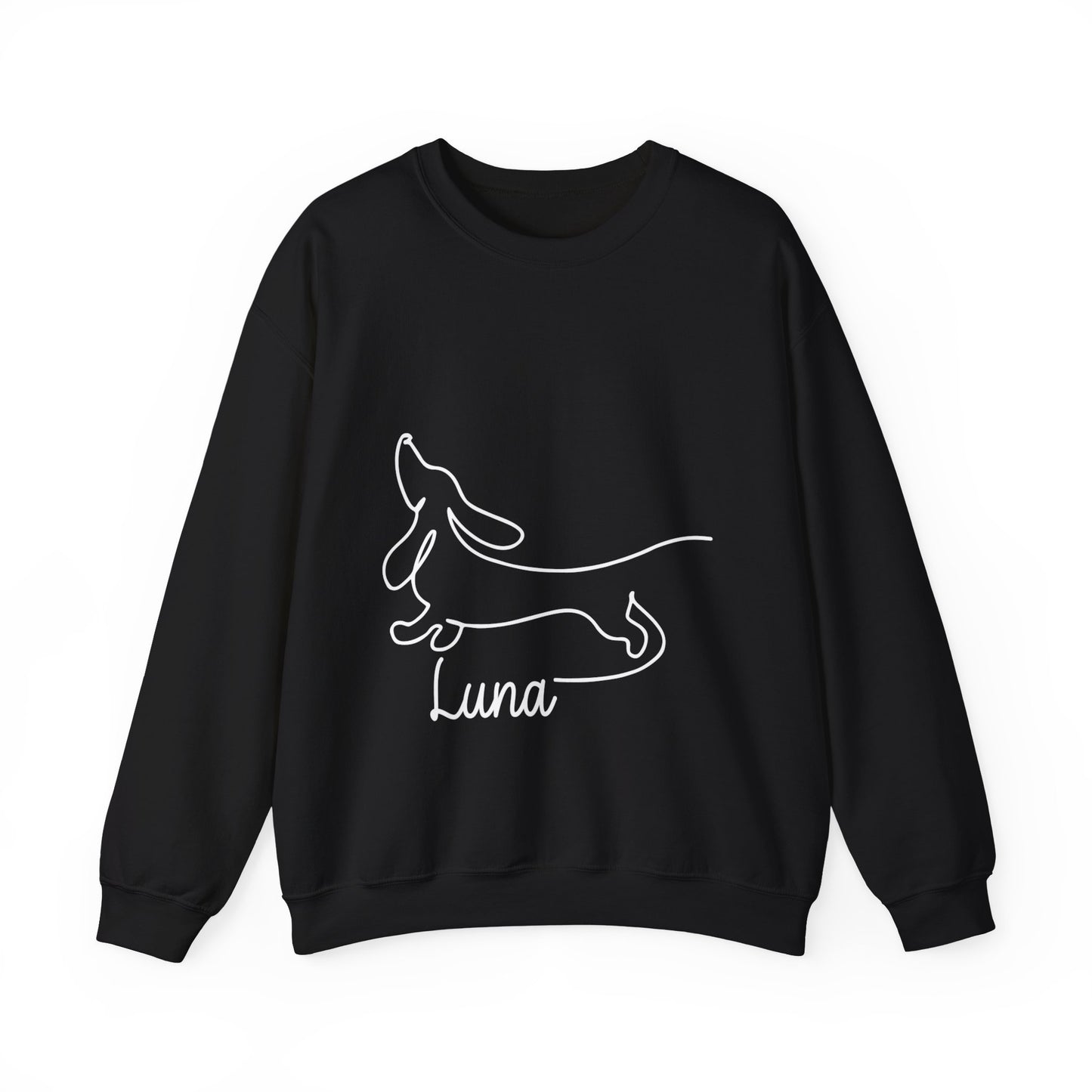 Sudadera personalizada con nombre dachshund - Sudadera unisex para amantes de Dachshund
