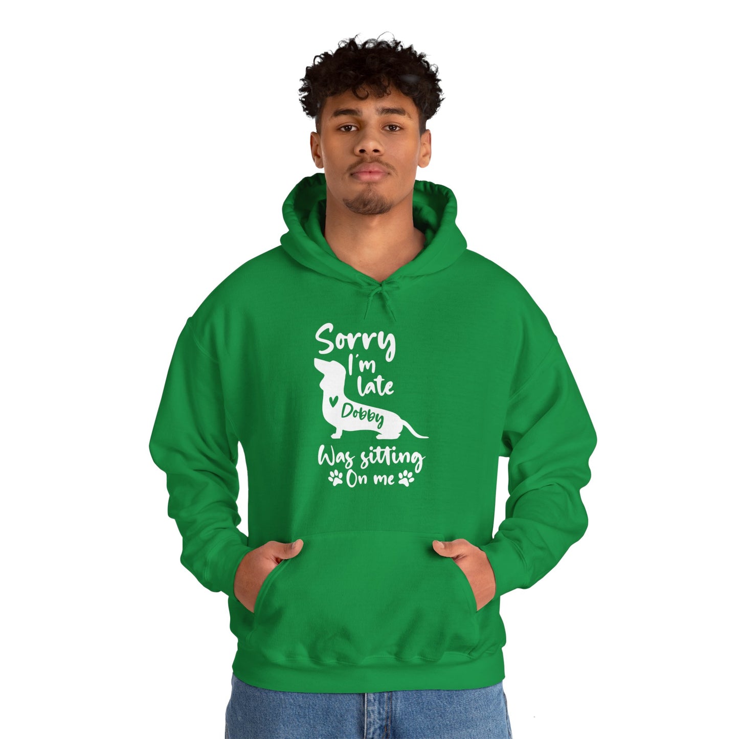 Sudadera con capucha personalizada con nombre de perro salchicha - Sudadera con capucha unisex